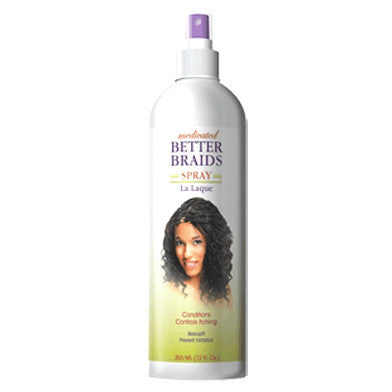 Better Braids Medicated Spray available from Abantu
