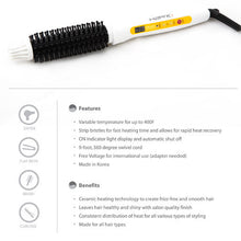 4-in-1 H2pro Ceramic Heat Brush, 1", available at Abantu
