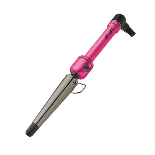 Hot Tools Pink Titanium Tapered Curling Iron - Grande at Abantu