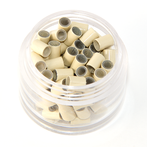 Long Blonde Silicone Micro Rings for extensions from Abantu