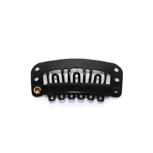 Weave Clips, large, black, single clips, available at Abantu