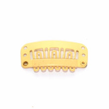 Weave Clips, large, blonde, single clips, available at Abantu
