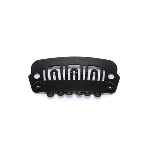 Weave Clips, small, black, single clips, available at Abantu