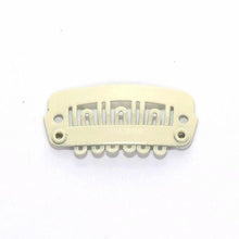Weave Clips, small, blonde, single clips, available at Abantu