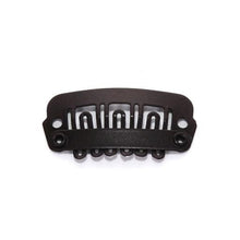 Weave Clips, small, brown, single clips, available at Abantu